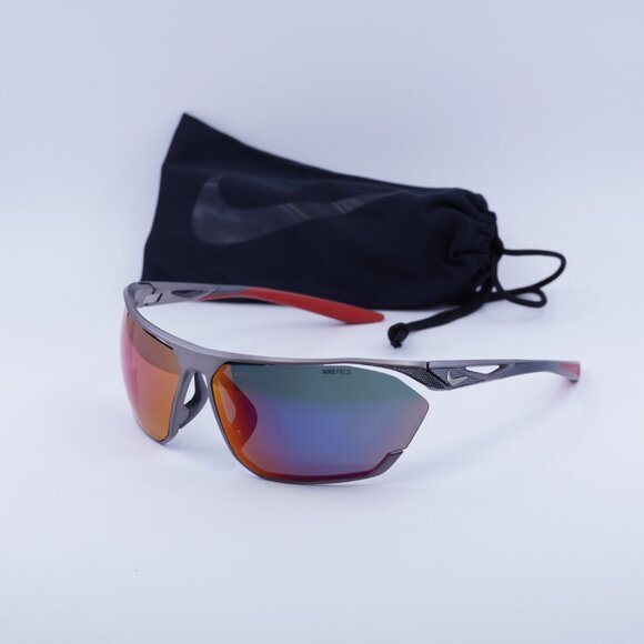 Nike NIKE STRATUS E DC3408 900 Geometric Sunglasses - Gunmetal/Field Tint - Picture 6 of 9